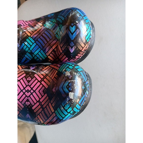 Dansko Patent Leather Nurse Professional Color Weave Clog Shoe  EU 37 US 6.5 - Picture 8 of 14